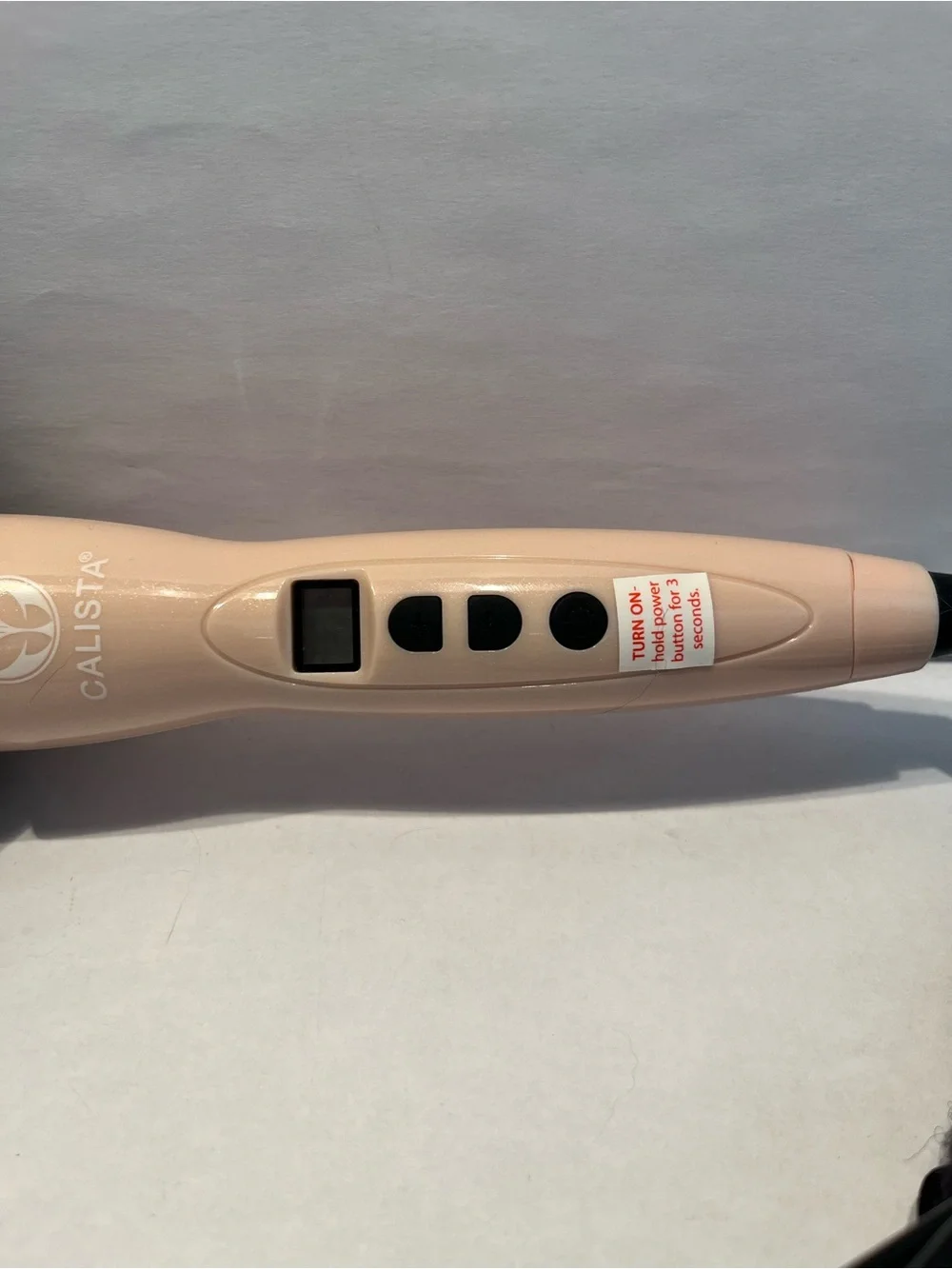 CALISTA Perfecter Oval Curling Hot Air Brush - Pink and Black 1”